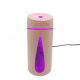 Umidificator Mist 7 culori LED, alb, roz